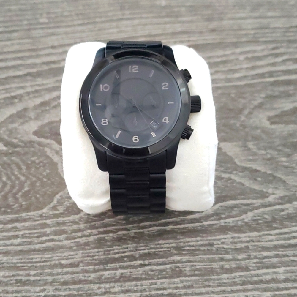 45mm Black Michael Kors Watch